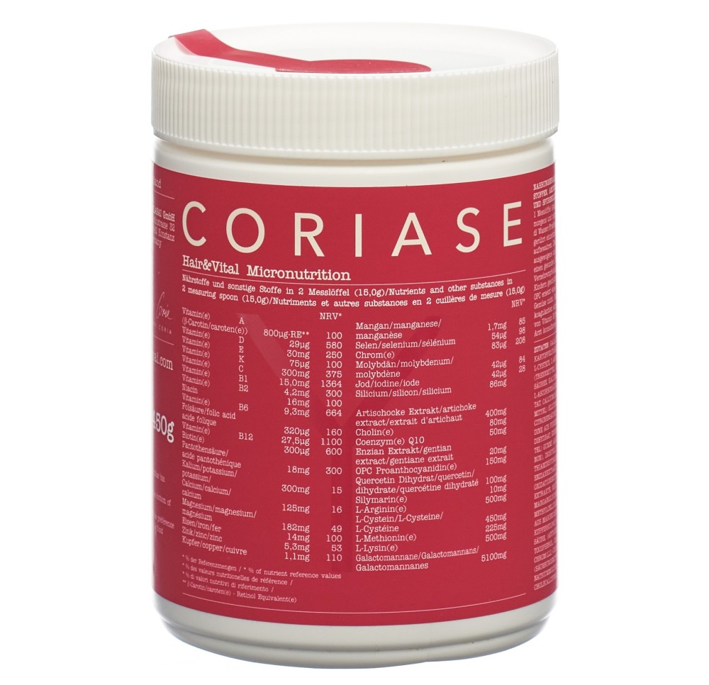 CORIASE Hair & Vital granulé bte 450 g