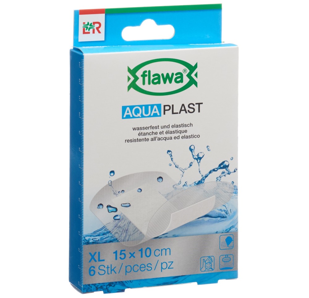 FLAWA Aqua Pl pansement 10x15cm imperméable 6 pce