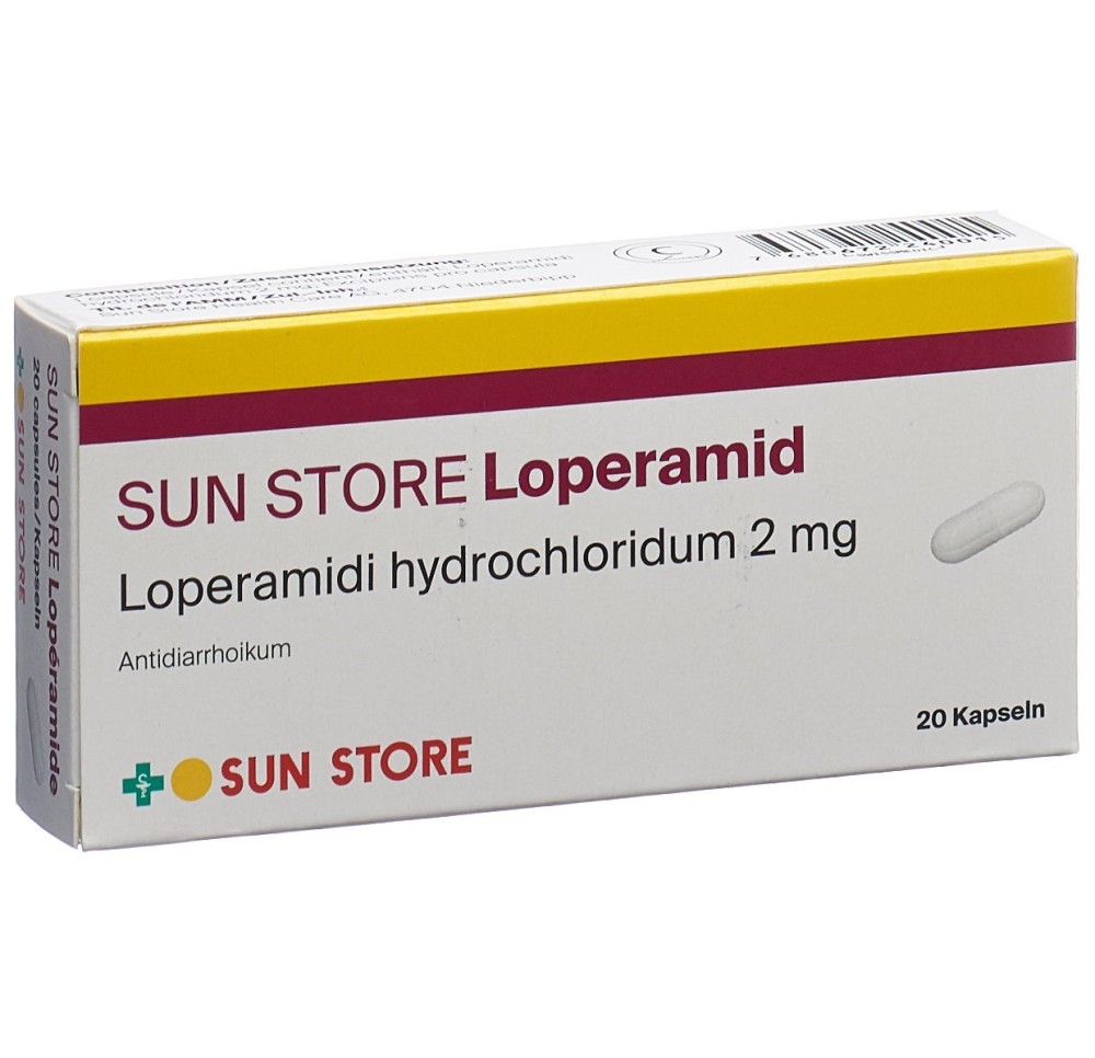 SUN STORE Lopéramide caps 2 mg 20 pce
