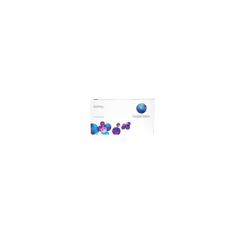 BIOFINITY lentille mensuelle -8.50dpt 6 pce