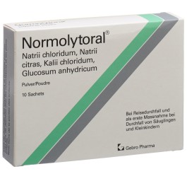 NORMOLYTORAL pdr sach 10 pce