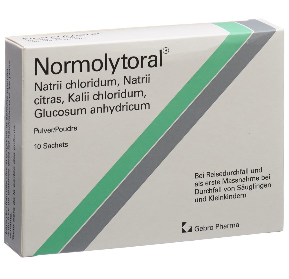 NORMOLYTORAL pdr sach 10 pce