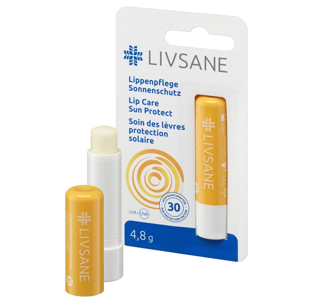 LIVSANE Soin des lèvres protection solaire