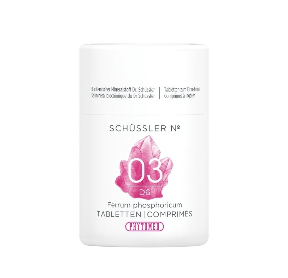 PHYTOMED SCHÜSSLER No3 ferrum phos cpr 6 D 100 g