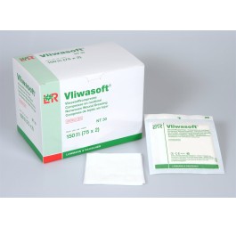 VLIWASOFT fibre n-tiss 10x10cm 4 c st 2 x 75 pce