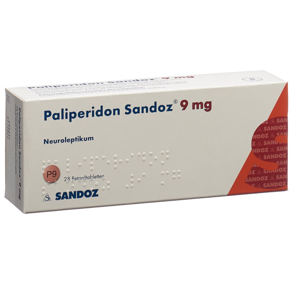 PALIPERIDONE Sandoz cpr ret 9 mg 28 pce