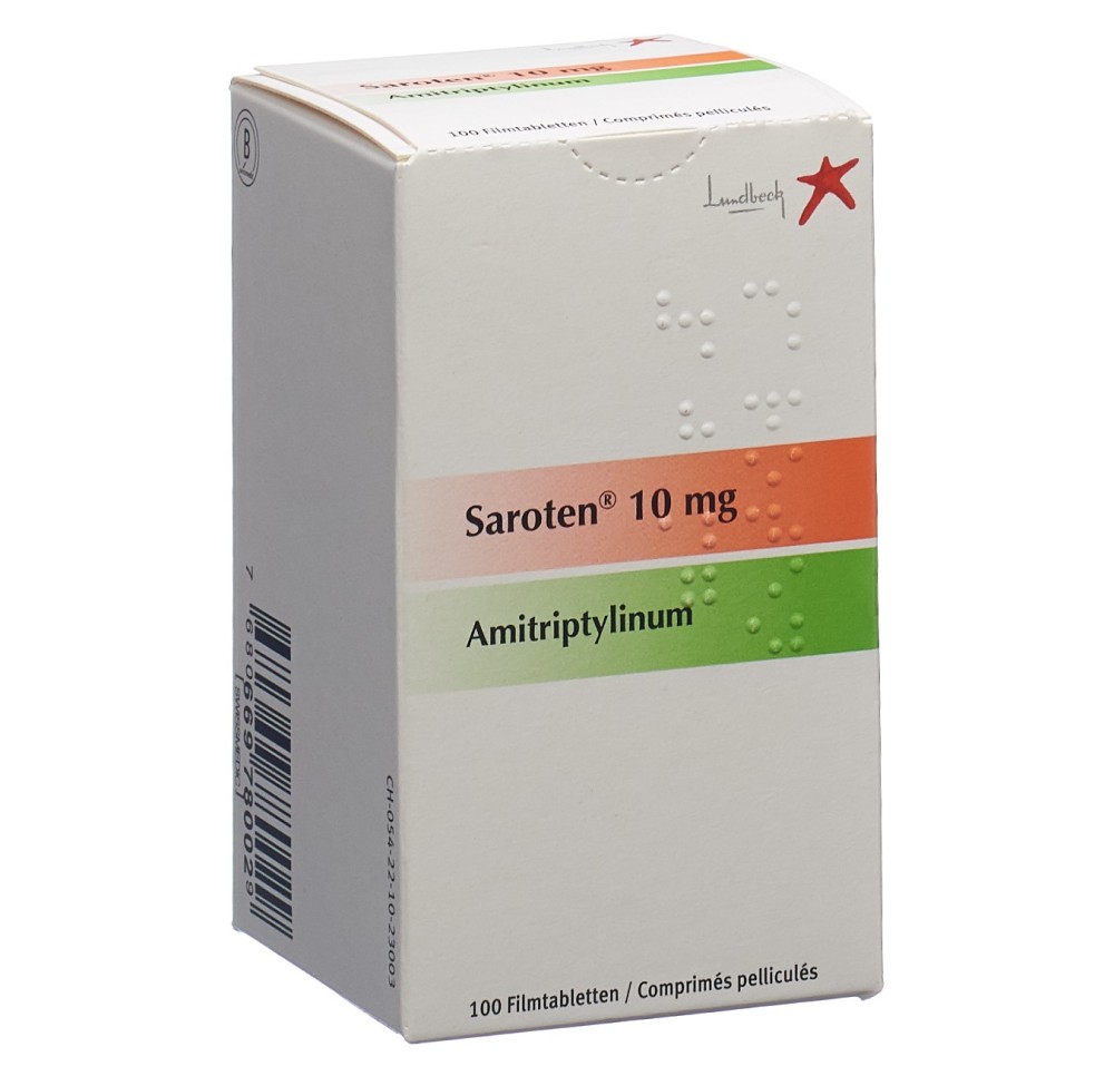 SAROTEN cpr pell 10 mg bte 100 pce