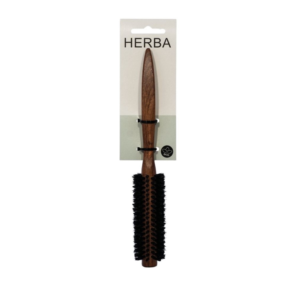 HERBA brosse ronde Ø15/35mm poils sangl hêtre