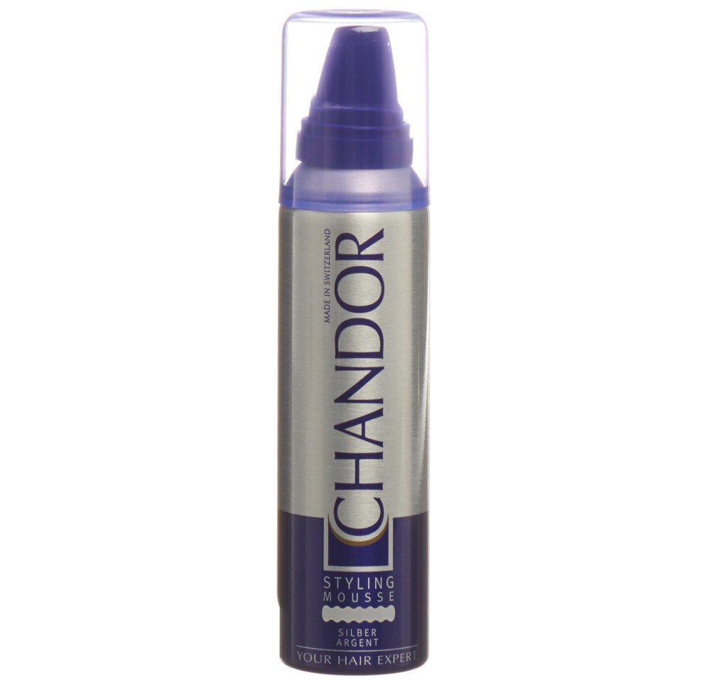 CHANDOR COLOUR styling mousse argent 150 ml