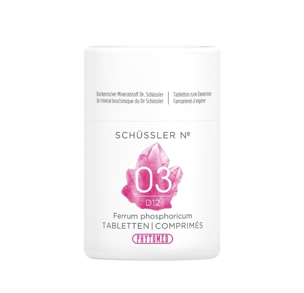 PHYTOMED SCHÜSSLER No3 ferrum phos cpr 12 D 100 g