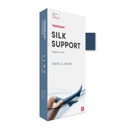 VENOSAN SILK a-d support socks M jeans 1 paire