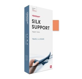 VENOSAN SILK a-d support socks L apricot 1 paire