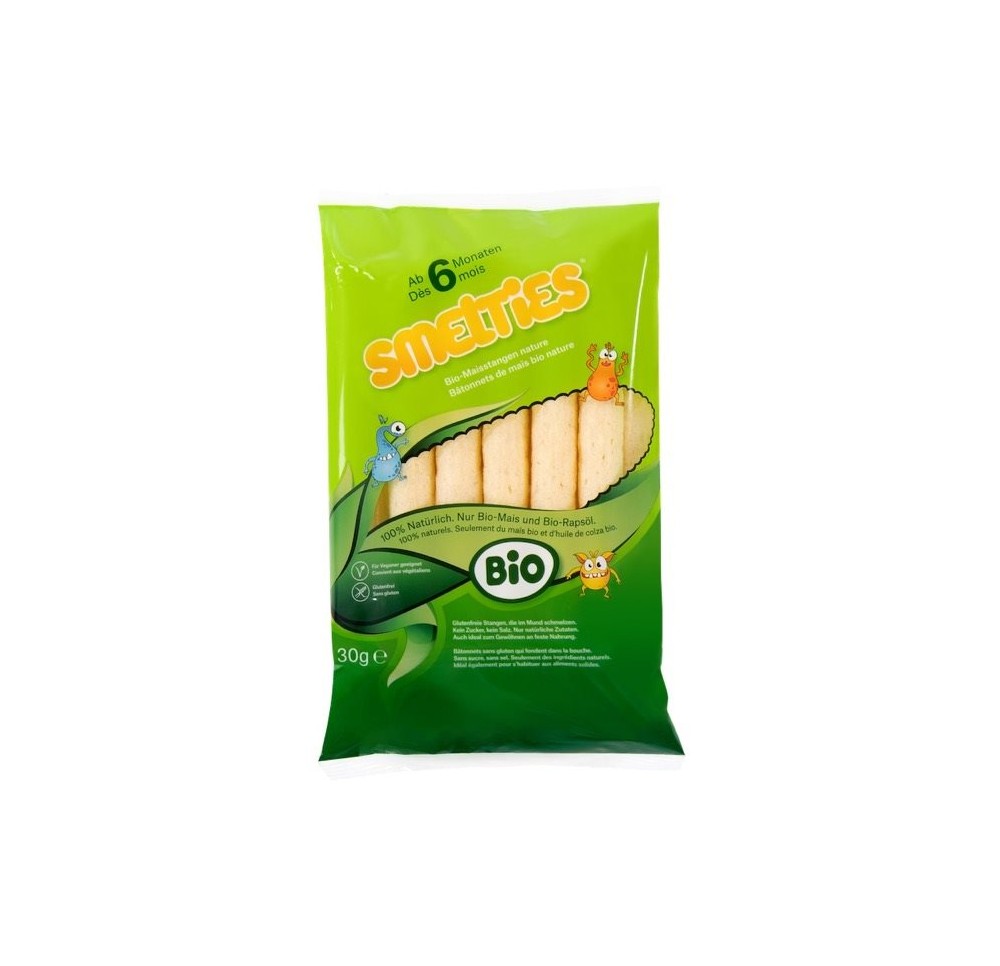 SMELTIES bâtons de maïs bio nature 30 g