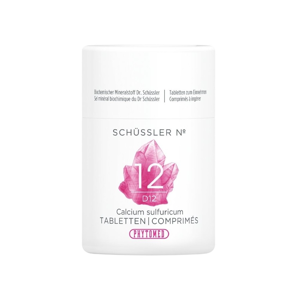 PHYTOMED SCHÜSSLER No12 calc sulf cpr 12 D 100 g