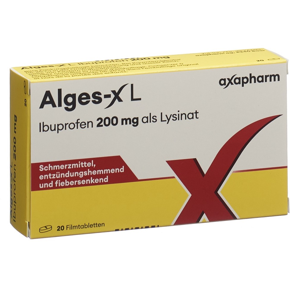 ALGES-X L cpr pell 200 mg 20 pce