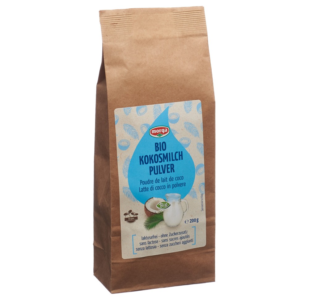 MORGA poudre de lait de coco bio sach 200 g