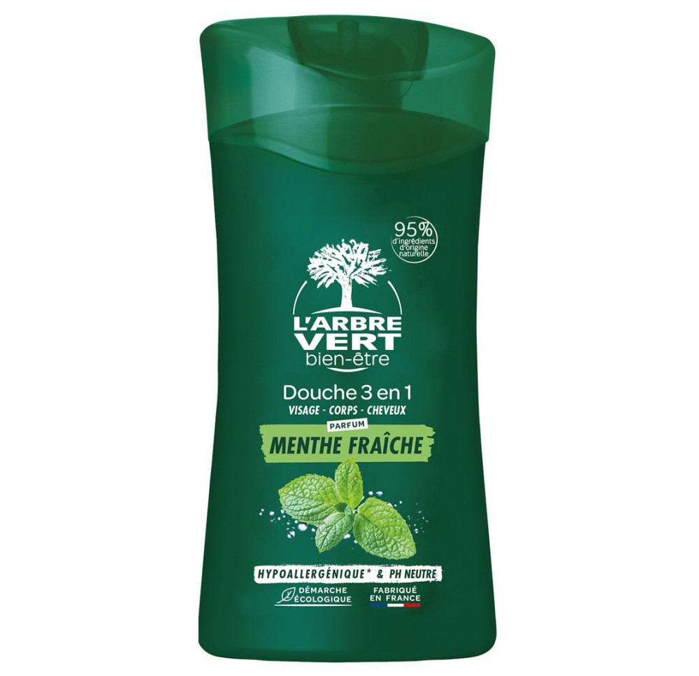 L'ARBRE VERT crème douche 3en1 homme men fr 250 ml