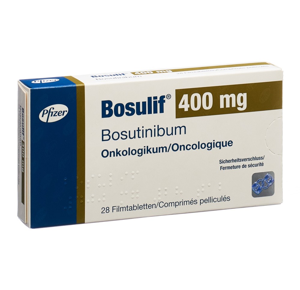 BOSULIF cpr pell 400 mg 28 pce
