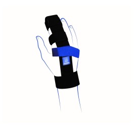 THUASNE attelle de doigt Ligaflex Gr4 noir/bleu