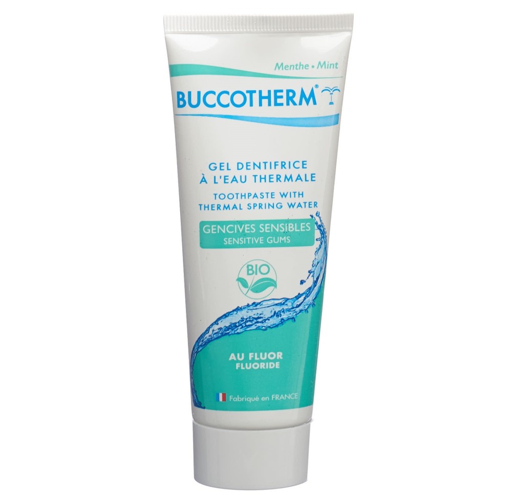 BUCCOTHERM gel dentif genc sens BIO av fluor 75 ml