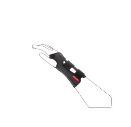 MANU 3D BASIC XL gauche noir