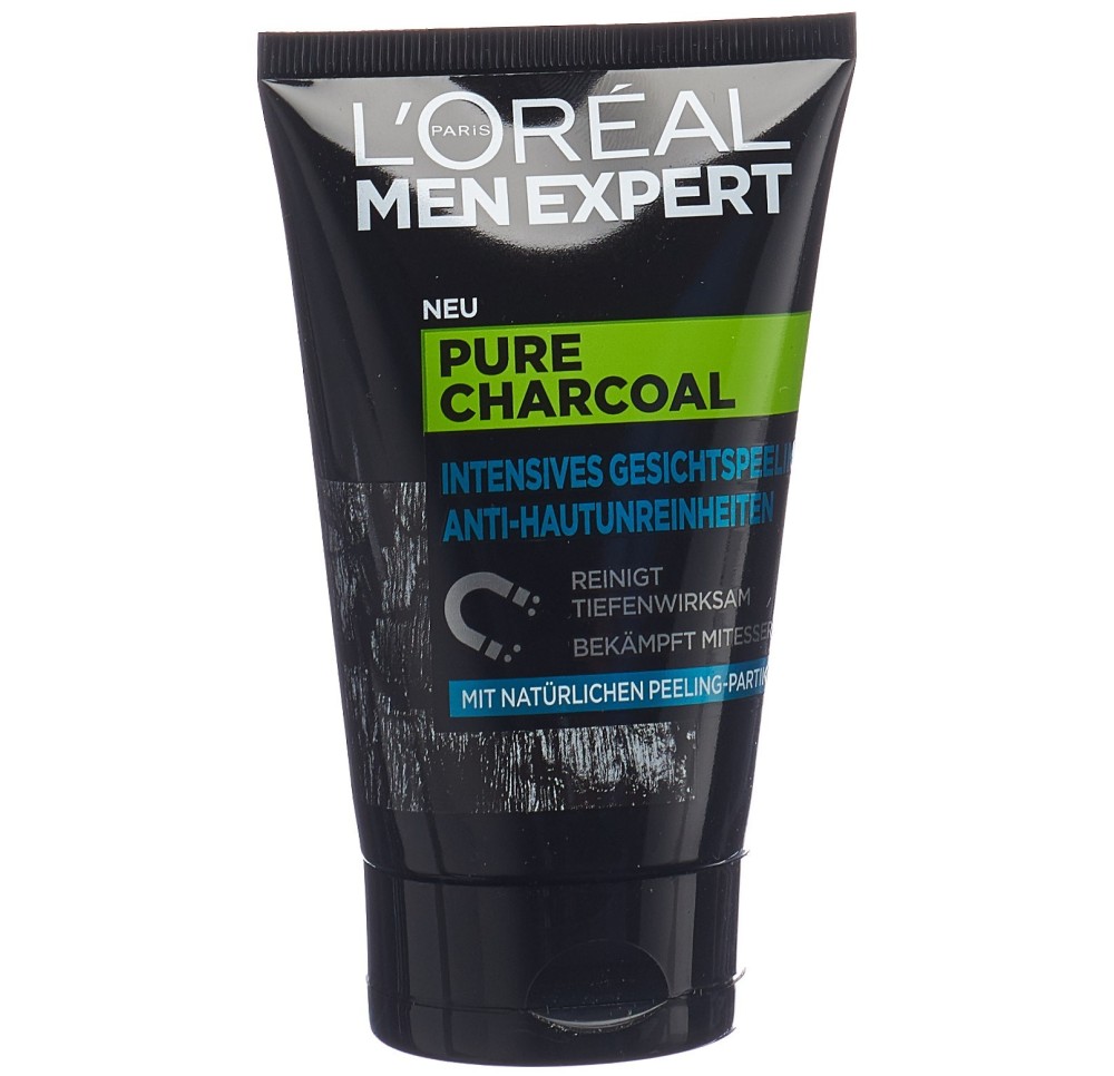 MEN EXPERT Pure Charcoal peeling anti-impu 100 ml