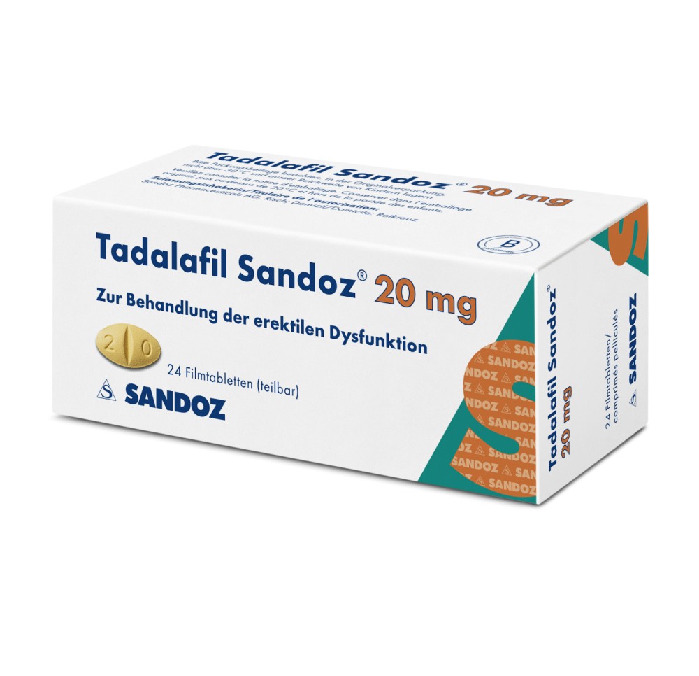 TADALAFIL Sandoz cpr pell 20 mg 24 pce