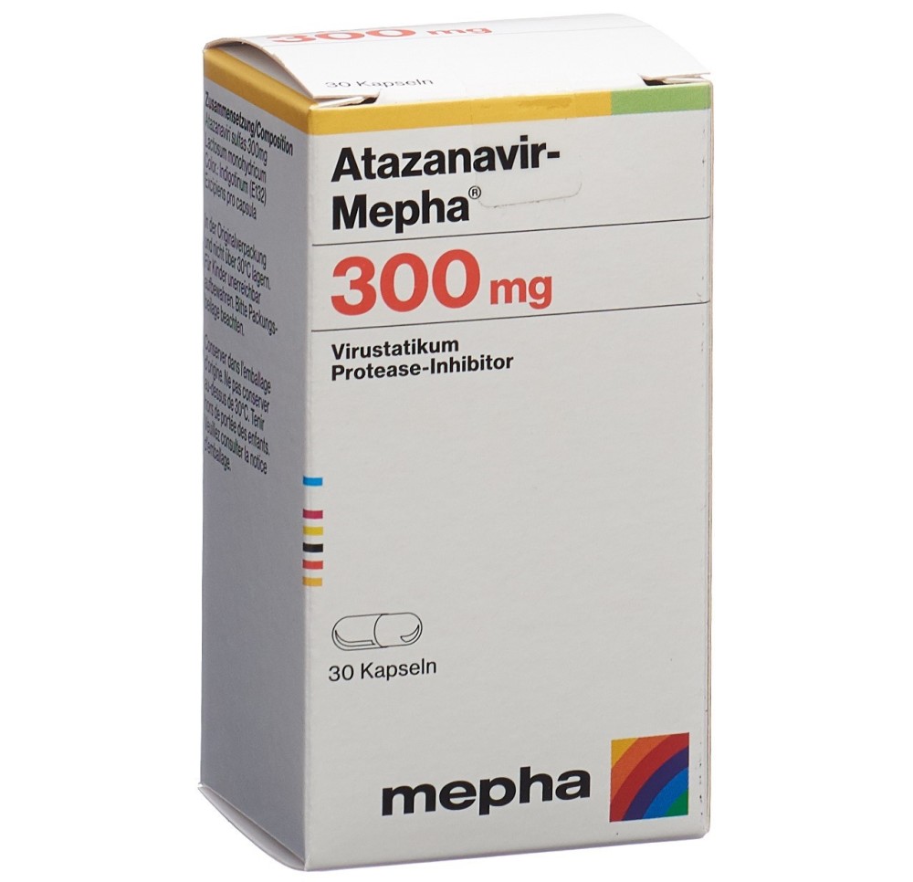 ATAZANAVIR Mepha caps 300 mg bte 30 pce