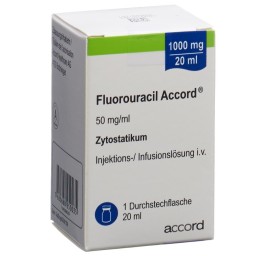FLUOROURACIL Accord sol inj 1000 mg/20ml 20 ml