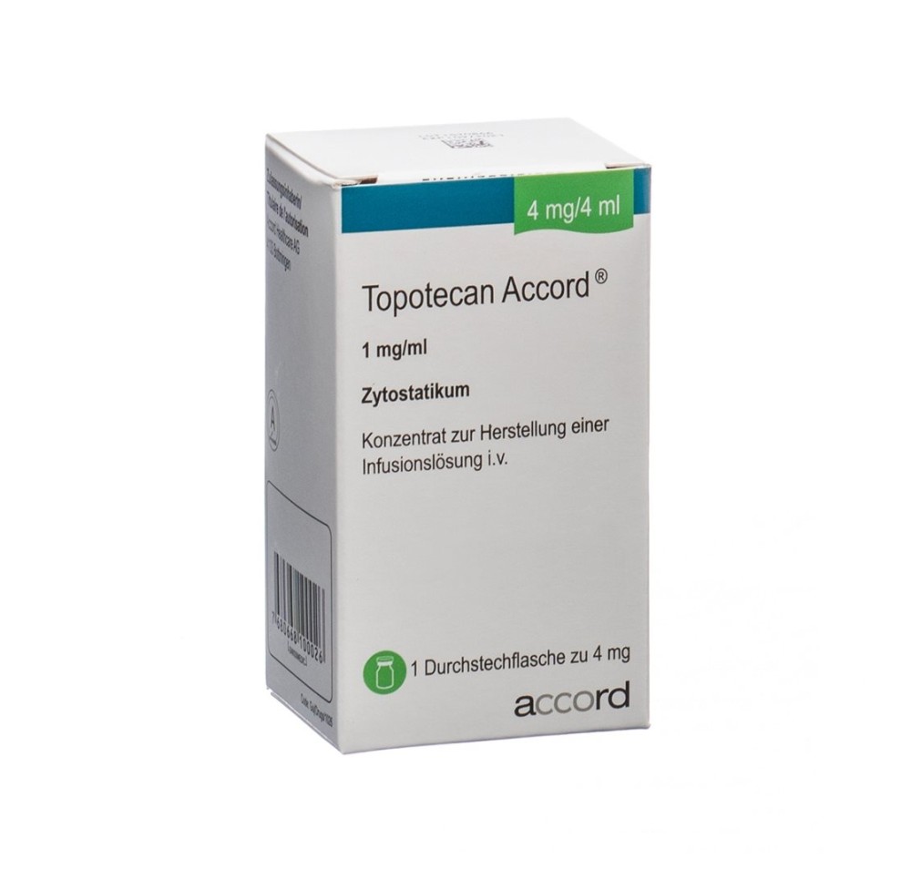 TOPOTECAN Accord conc perf 4 mg/4ml flac