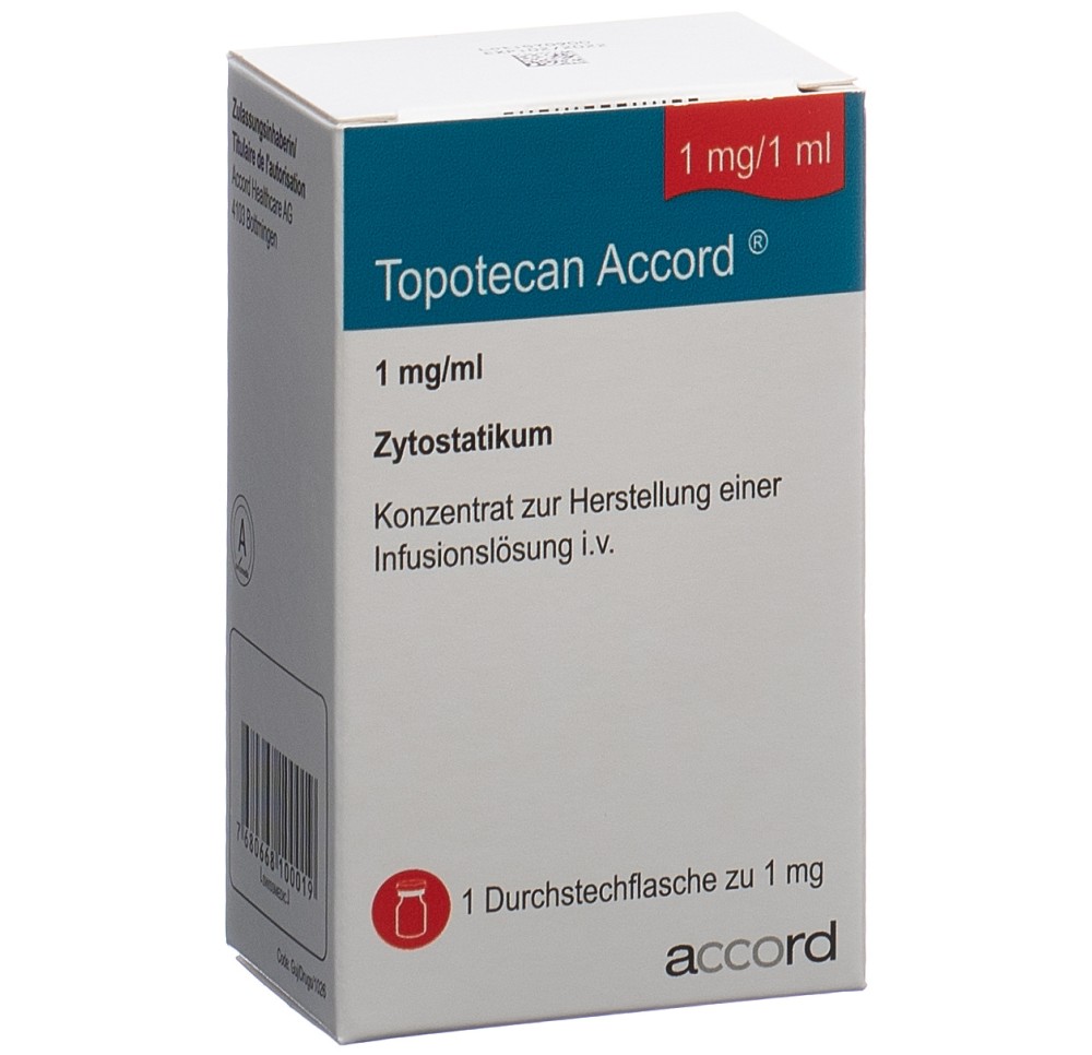 TOPOTECAN Accord conc perf 1 mg/ml flac