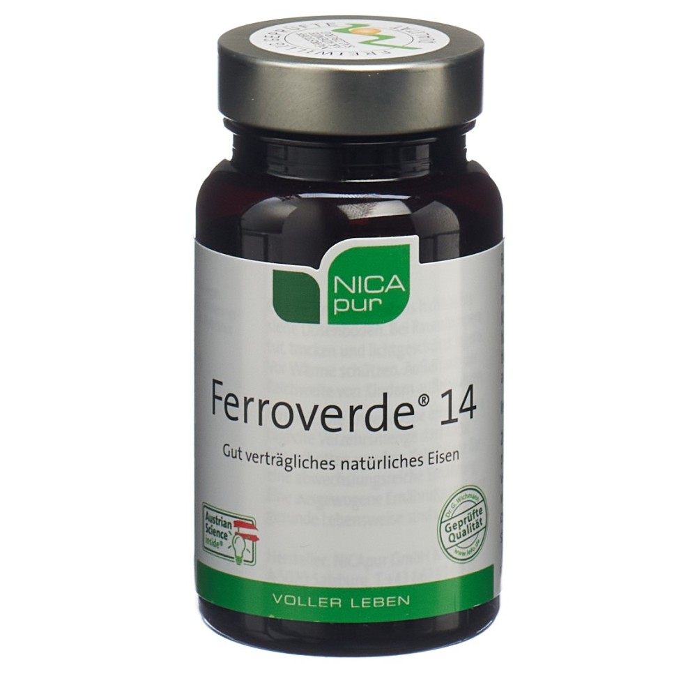 FERROVERDE 14 caps bte 60 pce