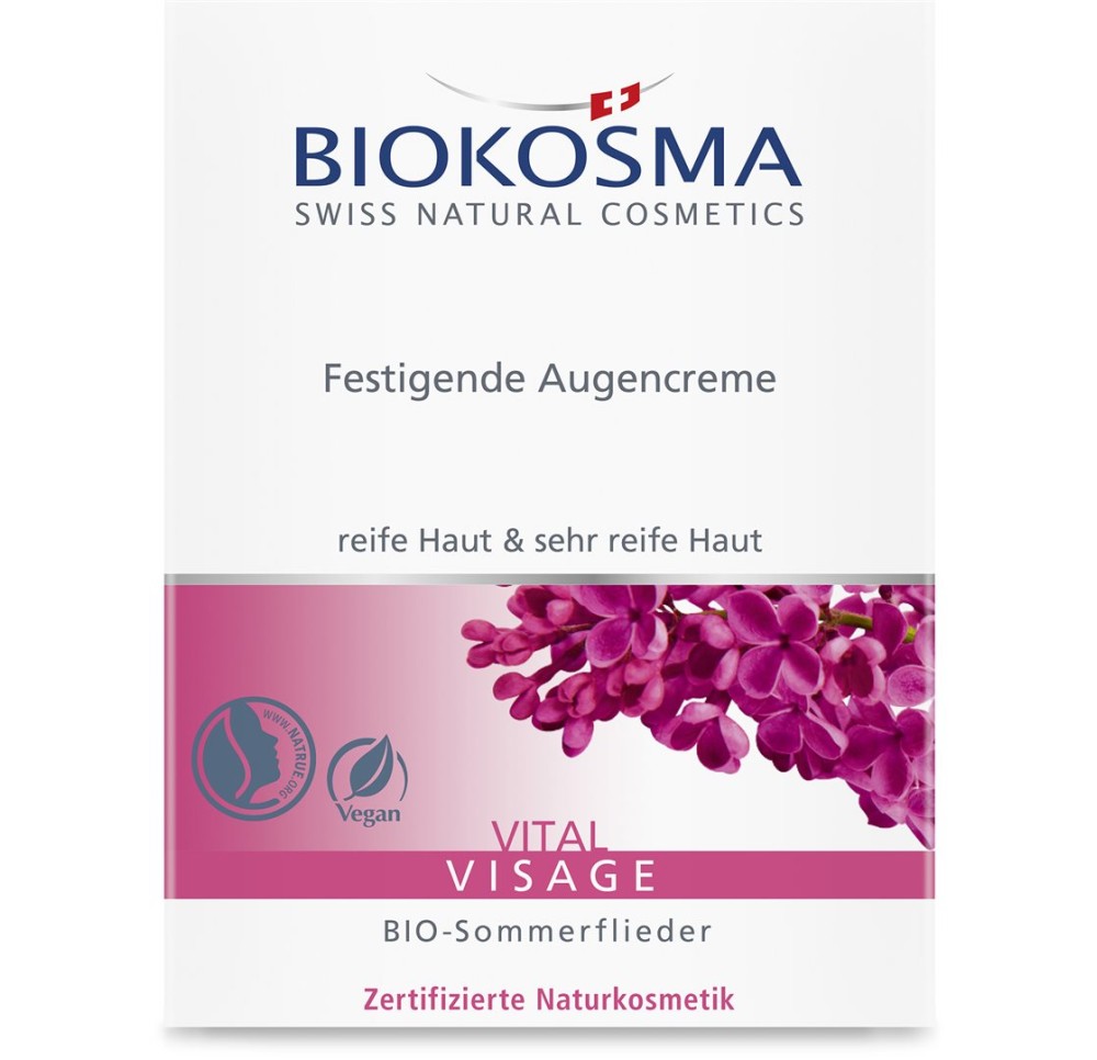 BIOKOSMA VITAL Visage Crème yeux rafferm 15 ml