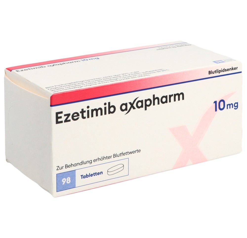 EZETIMIBE axapharm cpr 10 mg 98 pce