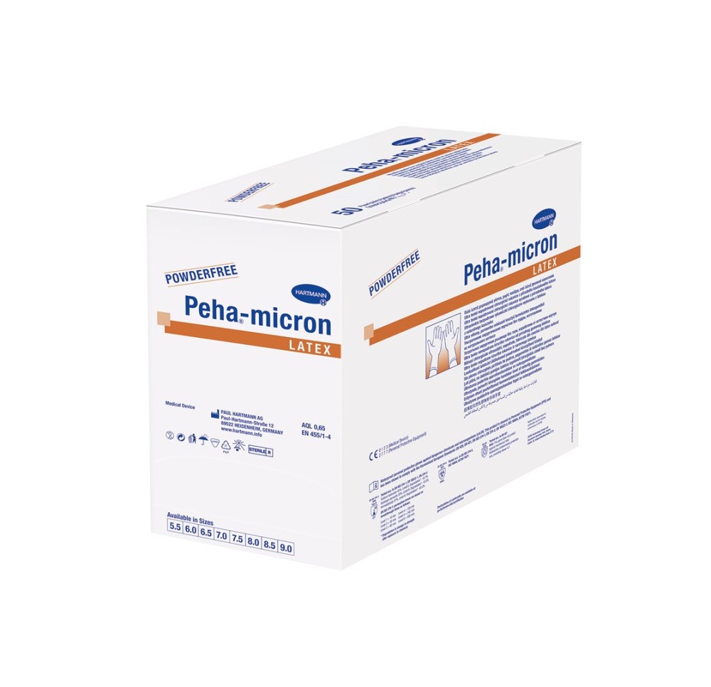 PEHA-MICRON latex Gr8 non poudr stérile 100 pce