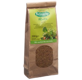 BIOSNACKY Alfalfa Lucerne sach 200 g