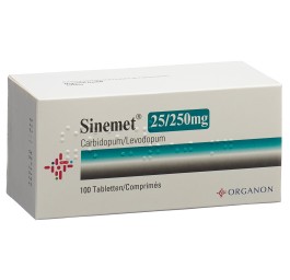 SINEMET cpr 25mg/250mg 100 pce