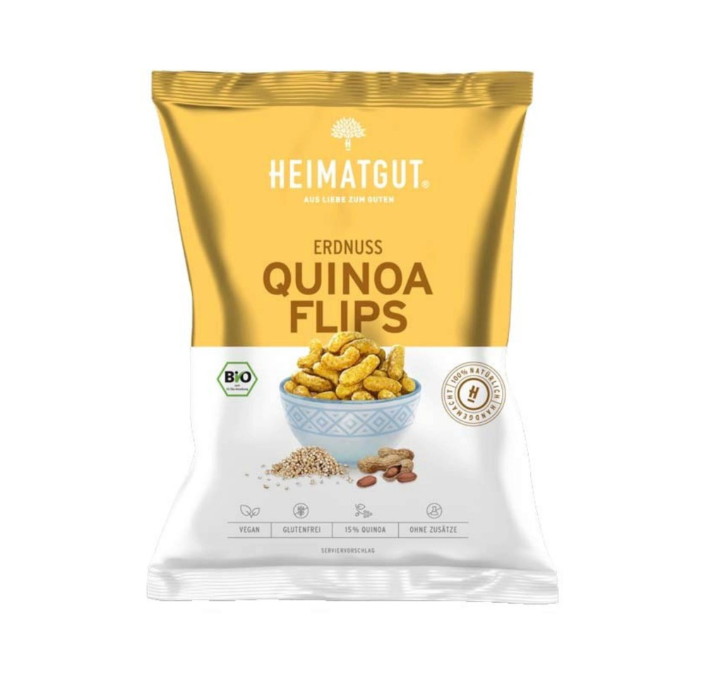 HEIMATGUT Flips aux cacahuètes et quinoa 115 g