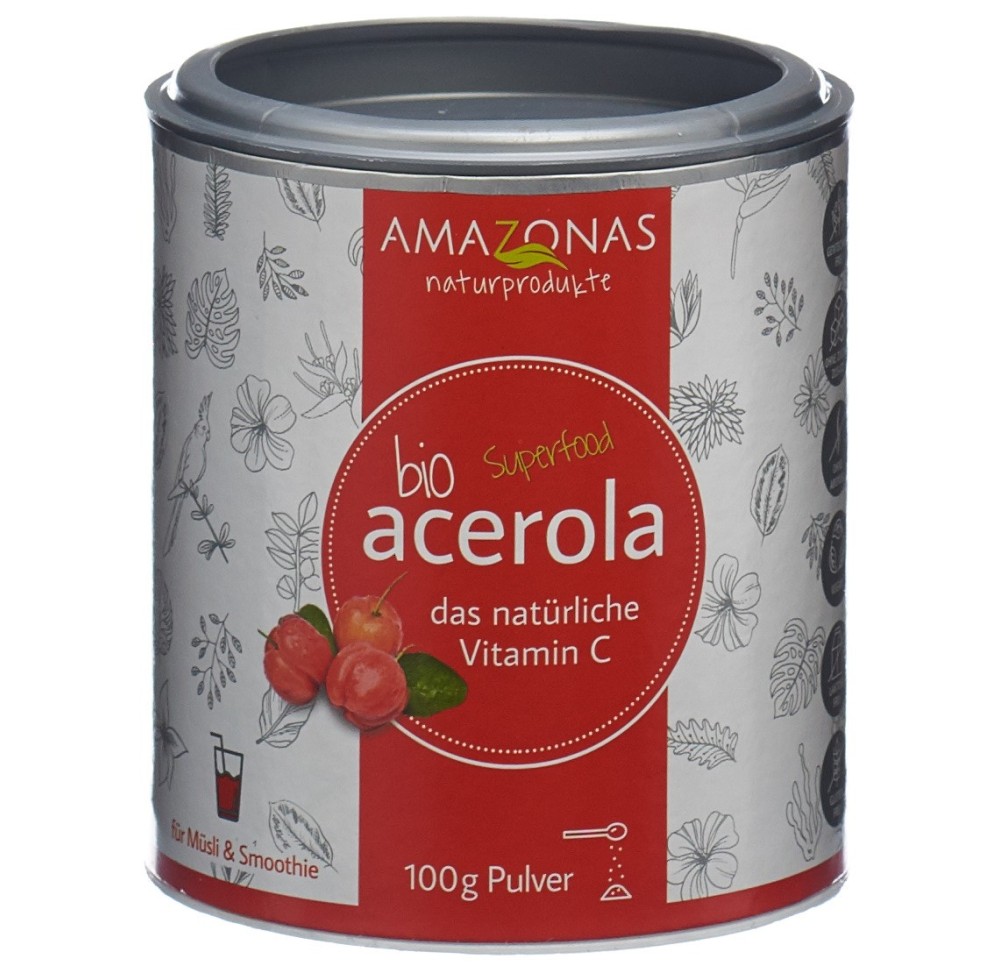 AMAZONAS acerola bio poudre a 17% Vitamin C 100 g