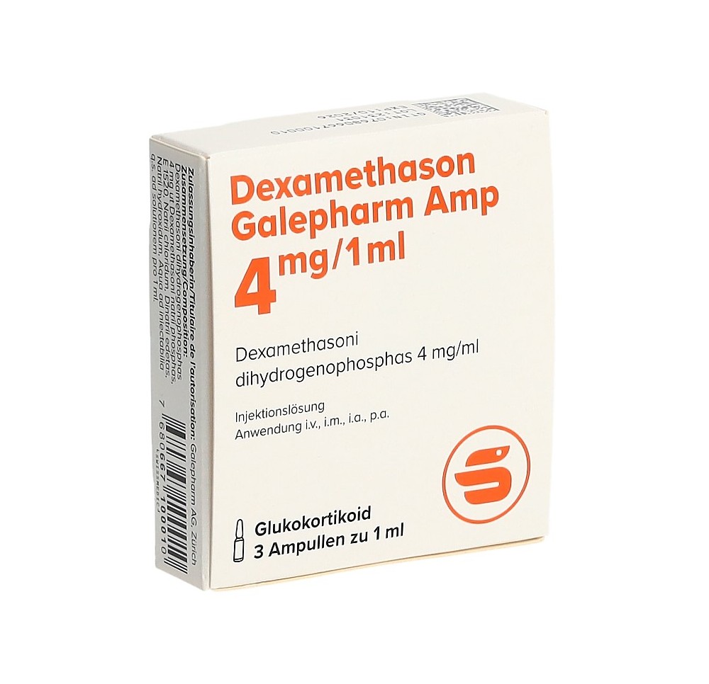 DEXAMETHASONE Galepharm Amp 4 mg/ml 3 x 1 ml