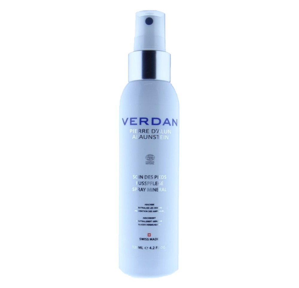 VERDAN Pierre d'alun spr pieds Ecocertifié 120 ml