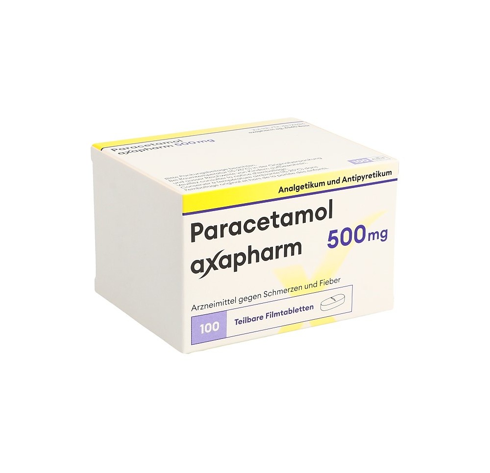 PARACETAMOL axapharm cpr pell 500 mg 100 pce