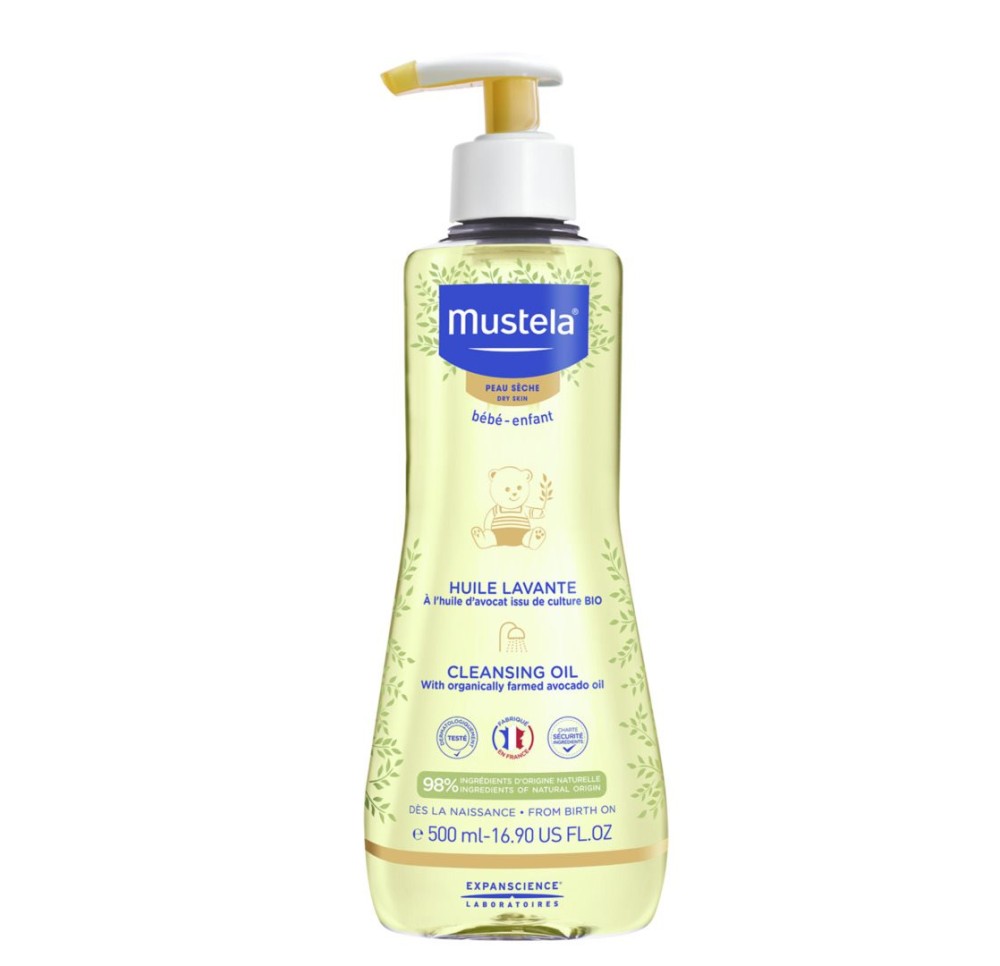 MUSTELA Huile lavante peau sèche 500 ml