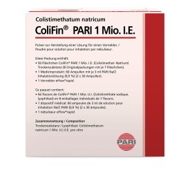 COLIFIN PARI pdr inh 1 mio UI c solv amp 56 pce