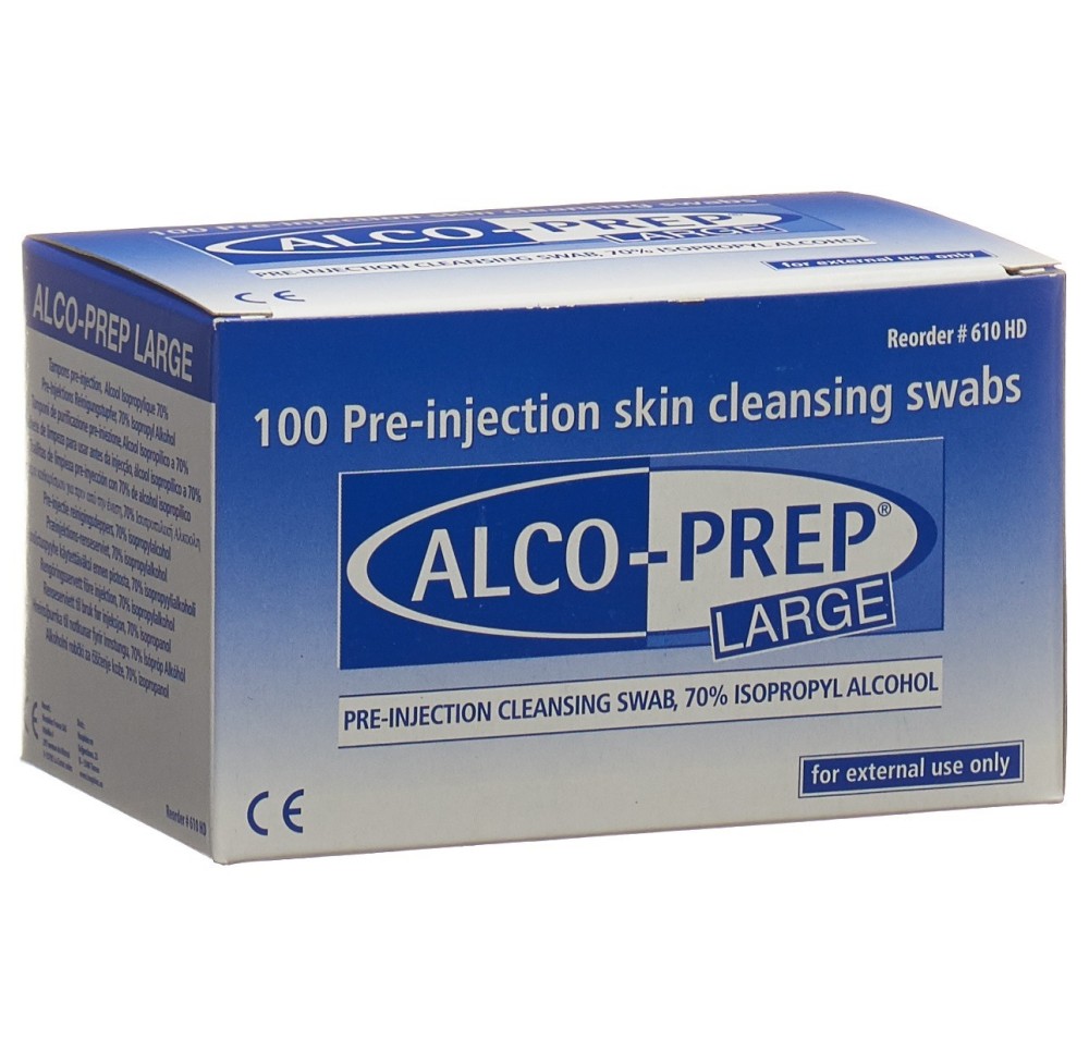 ALCO-PREP Tampon nettoya pré-injection GrL 100 pce