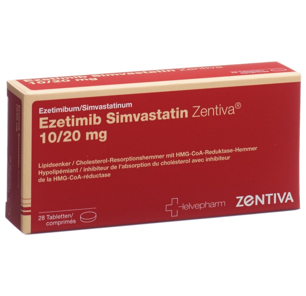 EZETIMIB SIMVASTATIN Zentiva cpr 10/20 mg 28 pce