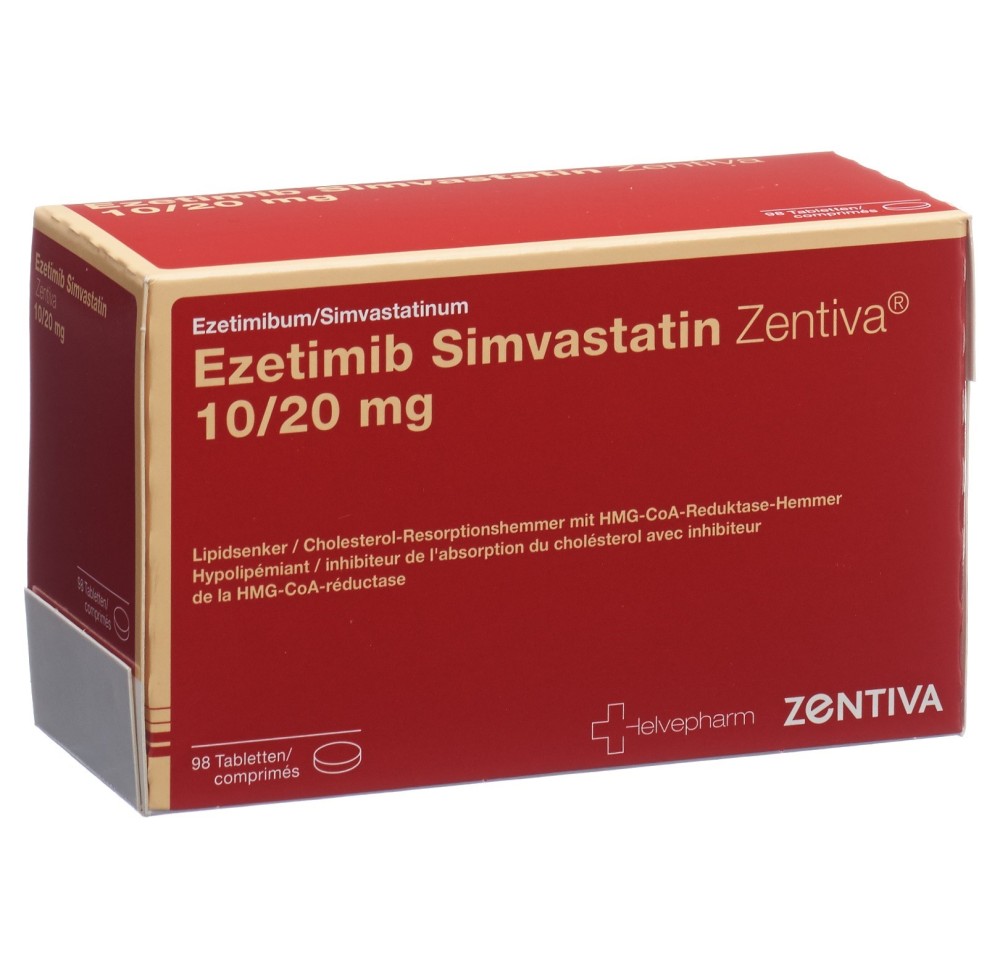 EZETIMIB SIMVASTATIN Zentiva cpr 10/20 mg 98 pce