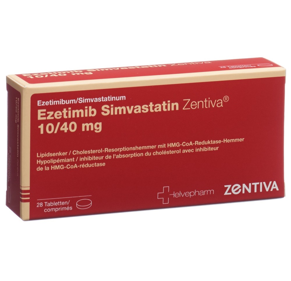 EZETIMIB SIMVASTATIN Zentiva cpr 10/40 mg 28 pce