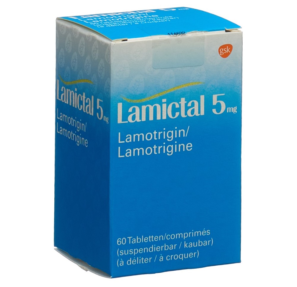LAMICTAL cpr disp 5 mg fl 60 pce
