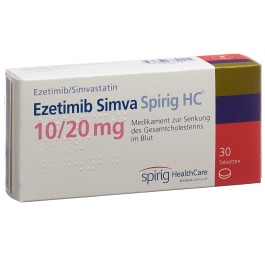 EZETIMIBE SIMVA Spirig HC cpr 10/20 mg 30 pce